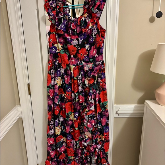 Ivy City Co Havana Dress Floral Ruffle Maxi XL NWT Romantic Vacation - Picture 3 of 7